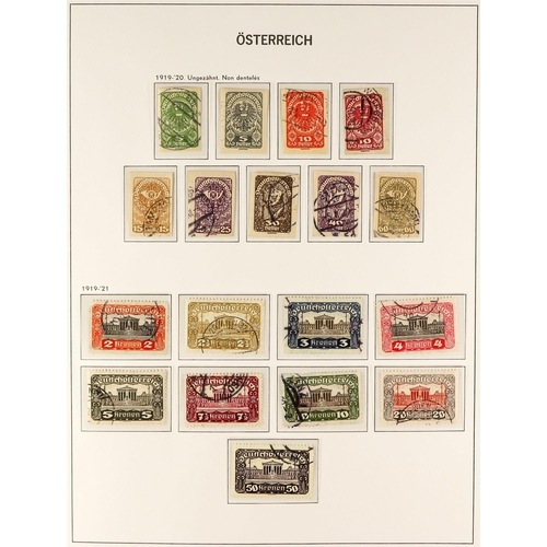 397 - 1918 - 1937 FINE USED COLLECTION, CAT €3500+ of complete postage & postage due sets in hingeless Dav... 