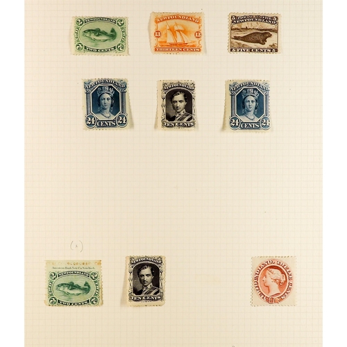 1865 - 1918 MINT COLLECTION on album pages, note 1865 2c greens (2 ...