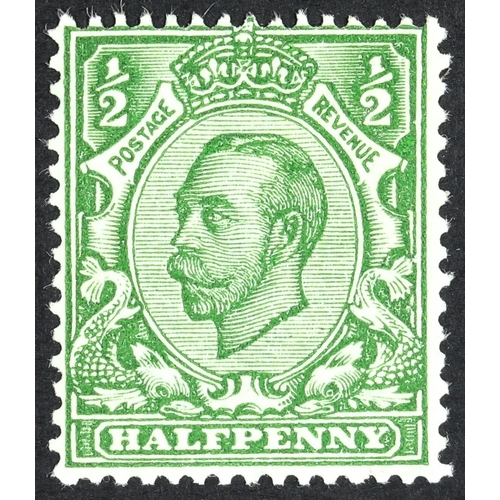 1526 - 1912 ½d green Downey head, Die 2 with white scales, SG Spec. N5 (1)k, fine mint. Cat. £225. Lot 1526... 