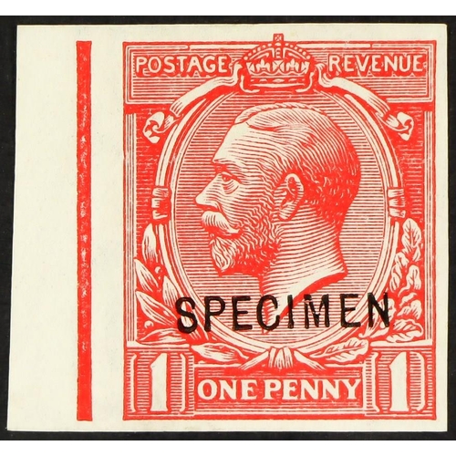 1535 - 1912-24 1d red imperforate with type 26 