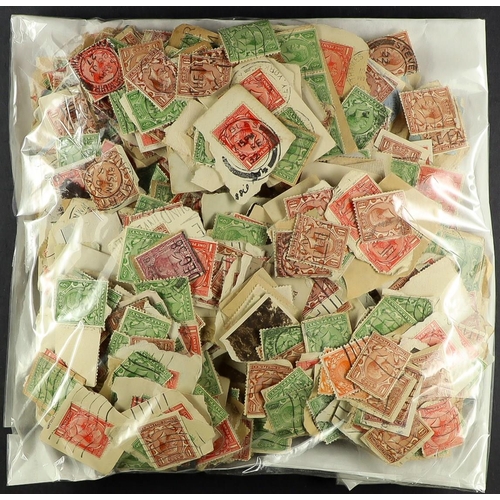 1573 - ACCUMULATION of Royal and block cypher issues largely on pieces, mostly ½d-1½d, though some higher t... 