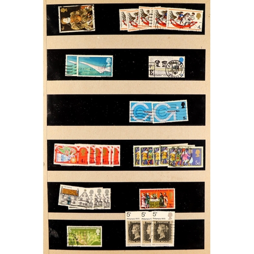 1590 - 1881 - 1969 REMAINDER BOX of mint and used stamps on pages and stockcards, in binders and in a tub. ... 