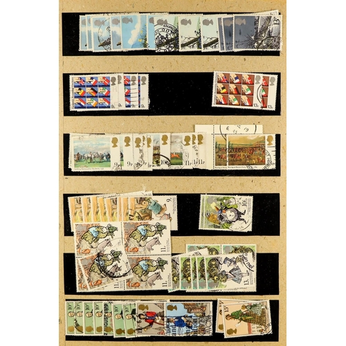 1590 - 1881 - 1969 REMAINDER BOX of mint and used stamps on pages and stockcards, in binders and in a tub. ... 