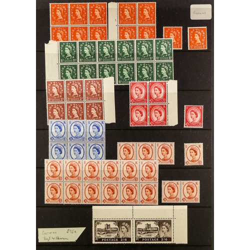 1590 - 1881 - 1969 REMAINDER BOX of mint and used stamps on pages and stockcards, in binders and in a tub. ... 