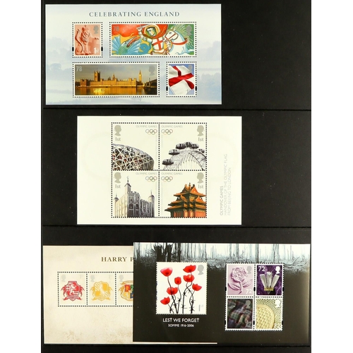 1603 - 1970's-2010's NEVER HINGED MINT RANGES Includes Smiler sheets (x30), 2008 Year book, gutter pairs co... 