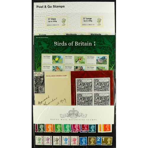 1603 - 1970's-2010's NEVER HINGED MINT RANGES Includes Smiler sheets (x30), 2008 Year book, gutter pairs co... 