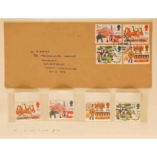 1607 - 1971 - 1991 STAMPS & COVERS IN 6 ALBUMS. An extensive collection of definitive & commemorative stamp... 