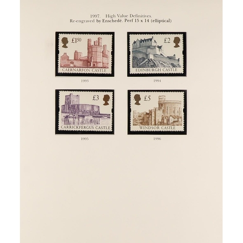 1613 - 1971-2003 NEVER HINGED MINT COLLECTION in two hingeless Stanley Gibbons albums, virtually complete f... 