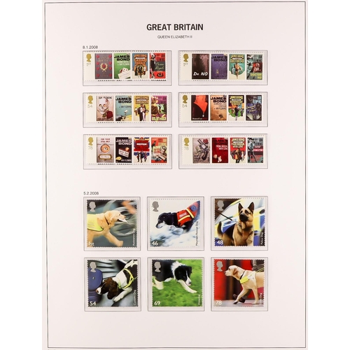 1617 - 1971-2009 COMPREHENSIVE NEVER HINGED MINT COLLECTION in four Stanley Gibbons albums, almost complete... 