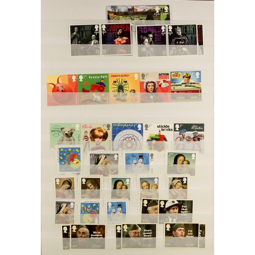 1630 - 1980's-2010's NEVER HINGED MINT RANGES in two stock books, includes commemorative sets & se-tenant i... 