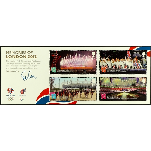 1632 - 1980-2012 MINIATURE SHEETS NEVER HINGED MINT COLLECTION in two albums, all different, seems to be al... 