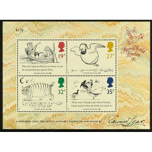 1632 - 1980-2012 MINIATURE SHEETS NEVER HINGED MINT COLLECTION in two albums, all different, seems to be al... 