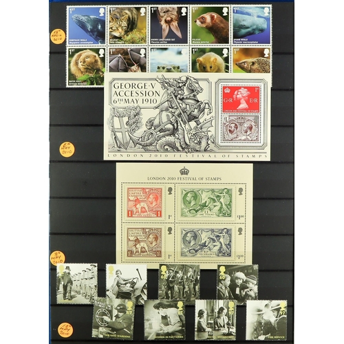 1633 - 1982-2010 NEVER HINGED MINT COLLECTION displayed by issues in two stockbooks, includes comprehensive... 