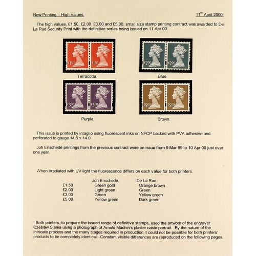 1639 - 1990-2001 SPECIALIZED NEVER HINGED MINT COLLECTION, FACE VALUE £7,000+ Housed in hingeless mounts in... 