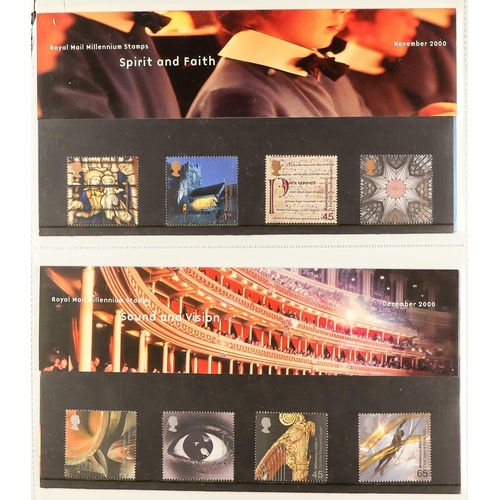 1640 - 1990-2015 PRESENTATION PACKS Collection in six albums, seems to be almost complete for the commemora... 