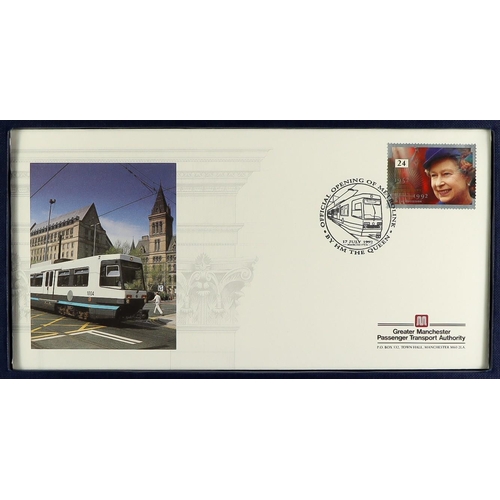 1641 - 1992 METROLINK. A display box contains a special 1992 (17 Jul) illustrated Greater Manchester Passen... 