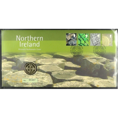 1642 - 1994-2002 NUMISMATIC COVERS All different collection in a cover album, includes seven covers with £5... 