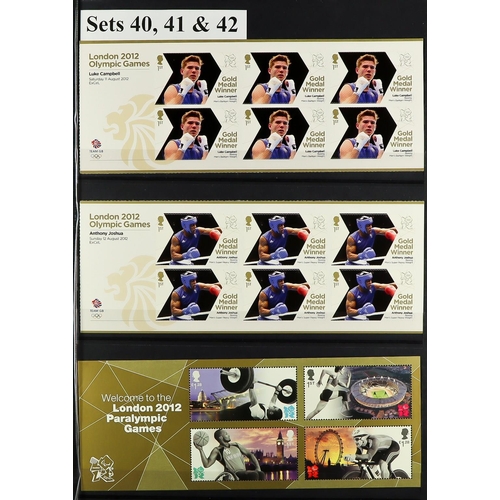 1643 - 1995 - 2012 COMMEMORATIVE COLLECTION in two Lindner stock books. Highly complete with, the Olympic s... 