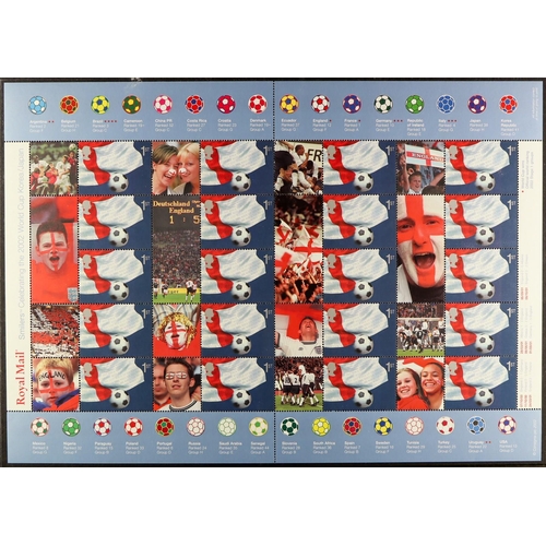 1649 - 2002 SMILER SHEETS World Cup, Dennis the Menace and Father Christmas, SG LS8/10, never hinged mint, ... 