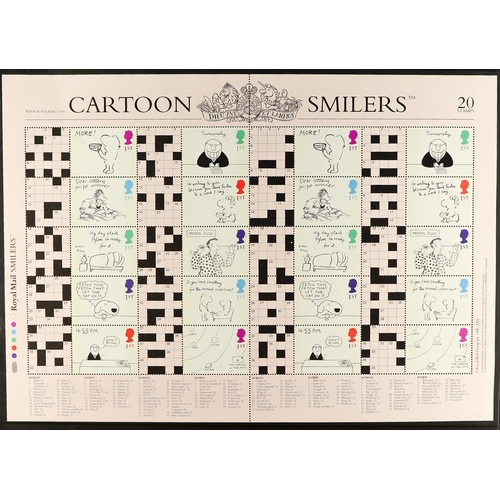 1650 - 2002-2003 SMILER SHEETS 2002 Knock! Knock! & Christmas and 2003 Occasions, Flowers & Cartoon. Face v... 