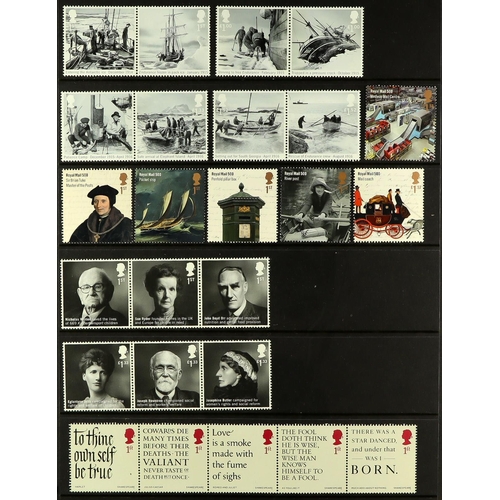 1653 - 2005-2016 NEVER HINGED MINT COLLECTION in two hingeless Leuchtturm albums, virtually complete for th... 