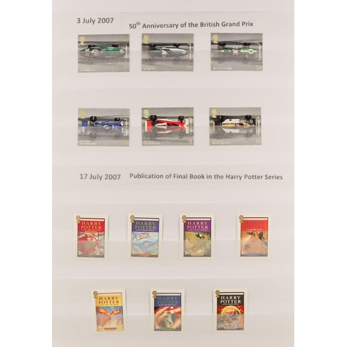 1654 - 2006-2016 COMPREHENSIVE NEVER HINGED MINT COLLECTION in two stockbooks, all different, seems to be c... 