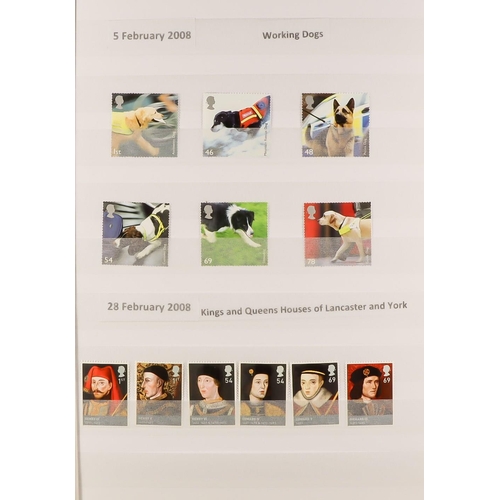 1654 - 2006-2016 COMPREHENSIVE NEVER HINGED MINT COLLECTION in two stockbooks, all different, seems to be c... 