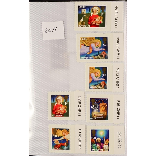 1659 - 2010-2019 NEVER HINGED MINT COLLECTION in two small photo albums, complete commemorative sets, face ... 