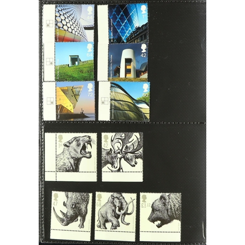 1659 - 2010-2019 NEVER HINGED MINT COLLECTION in two small photo albums, complete commemorative sets, face ... 