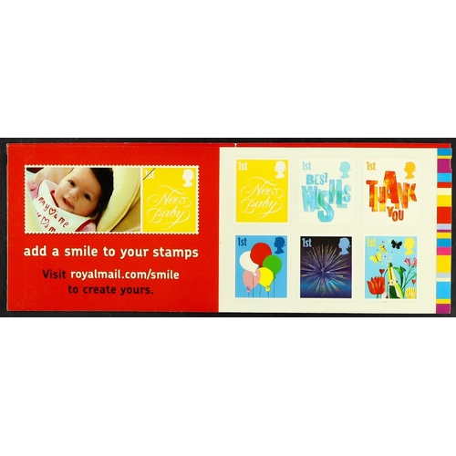 1664 - 2012-2020 Collection of First Class self-adhesive booklets, each containing six 1st class stamps. Fa... 