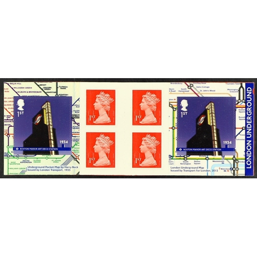 1664 - 2012-2020 Collection of First Class self-adhesive booklets, each containing six 1st class stamps. Fa... 