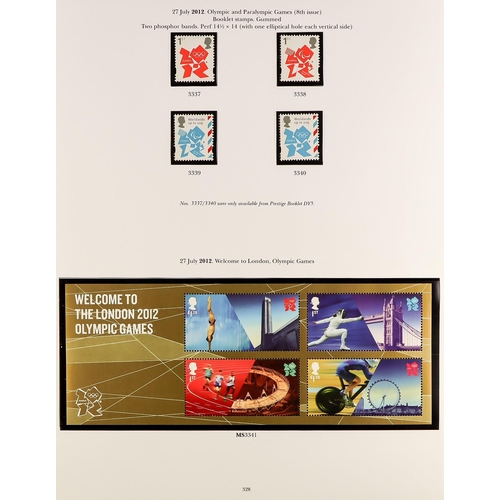 1665 - 2012-2022 COMPLETE NEVER HINGED MINT COLLECTION in three SG albums, plus a few extras. Very fine & f... 