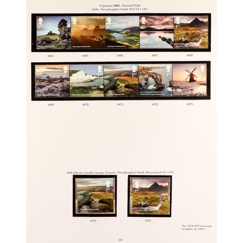 1665 - 2012-2022 COMPLETE NEVER HINGED MINT COLLECTION in three SG albums, plus a few extras. Very fine & f... 