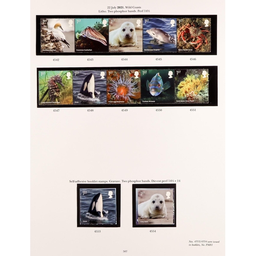 1665 - 2012-2022 COMPLETE NEVER HINGED MINT COLLECTION in three SG albums, plus a few extras. Very fine & f... 