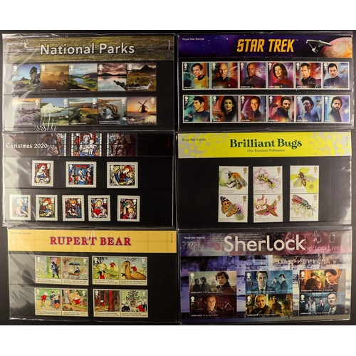 1671 - 2019 - 2021 PRESENTATION PACKS. Complete set from Stamp Classics to Christmas 2021. Face value £606.... 