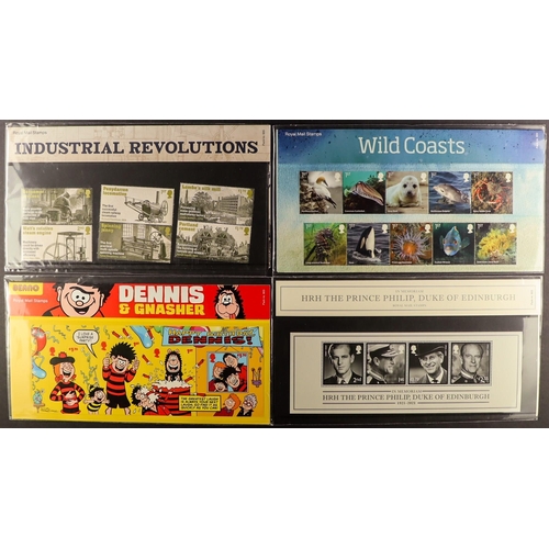 1671 - 2019 - 2021 PRESENTATION PACKS. Complete set from Stamp Classics to Christmas 2021. Face value £606.... 