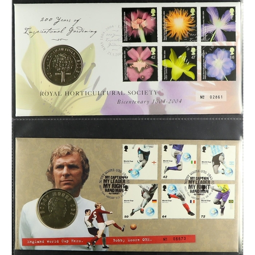 1674 - COIN COVERS 1983-2012 collection in four special albums, includes various Medallic covers, Numismati... 