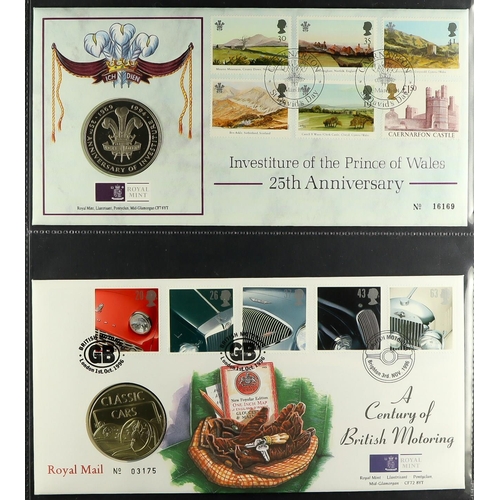 1674 - COIN COVERS 1983-2012 collection in four special albums, includes various Medallic covers, Numismati... 