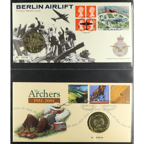 1674 - COIN COVERS 1983-2012 collection in four special albums, includes various Medallic covers, Numismati... 