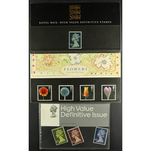 1686 - NEVER HINGED MINT RANGES Mostly 1970's-1990's accumulation in a box, includes booklets, presentation... 