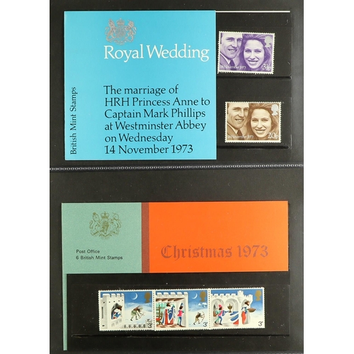 1696 - PRESENTATION PACKS 1964-1988 collection in three albums, includes pre-decimal issues incl 1965 Parli... 