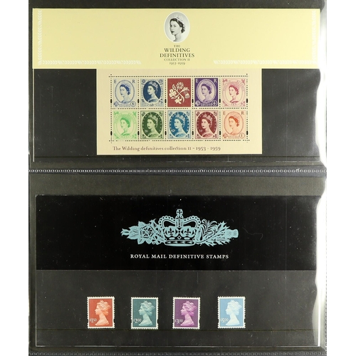 1696 - PRESENTATION PACKS 1964-1988 collection in three albums, includes pre-decimal issues incl 1965 Parli... 