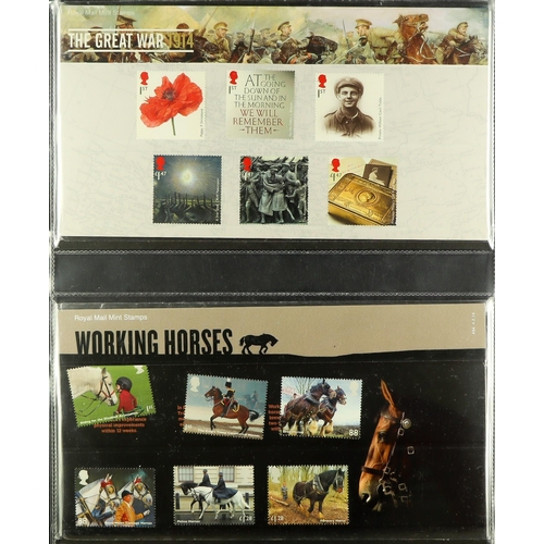 1697 - PRESENTATION PACKS 1978-2012 all different collection in fifteen albums, includes commemorative & de... 