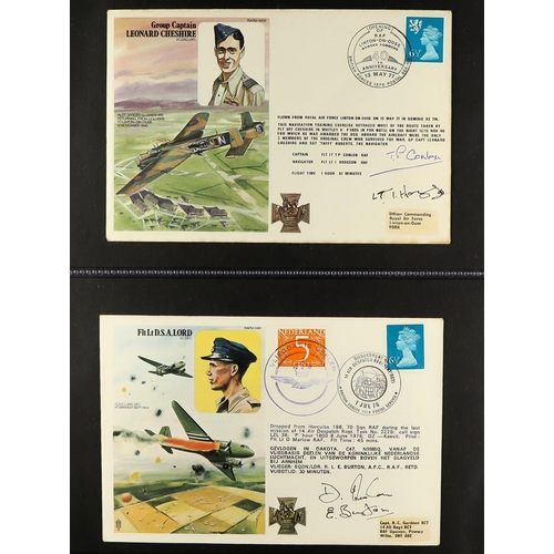 1701 - ROYAL AIR FORCE & SPECIAL FLIGHTS COVERS 1969-1999 collection of illustrated covers in four albums, ... 