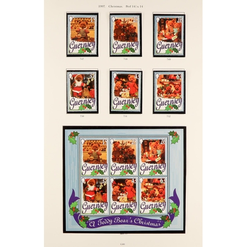 1711 - GUERNSEY 1969 - 2018 COLLECTION. Comprehensive and near complete in three binders. Includes stamp se... 