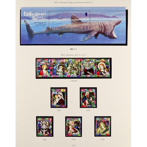 1711 - GUERNSEY 1969 - 2018 COLLECTION. Comprehensive and near complete in three binders. Includes stamp se... 