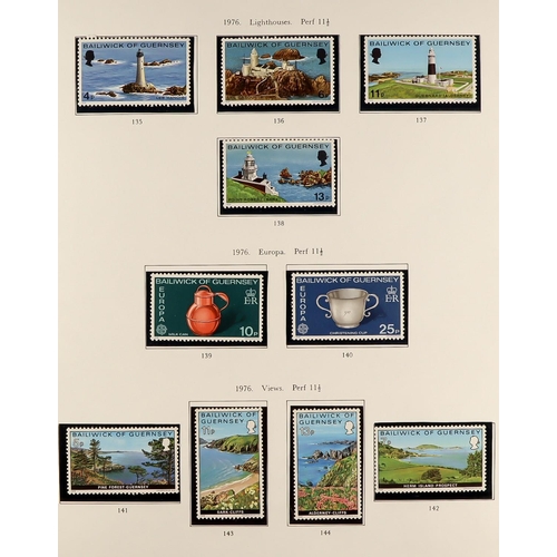 1711 - GUERNSEY 1969 - 2018 COLLECTION. Comprehensive and near complete in three binders. Includes stamp se... 