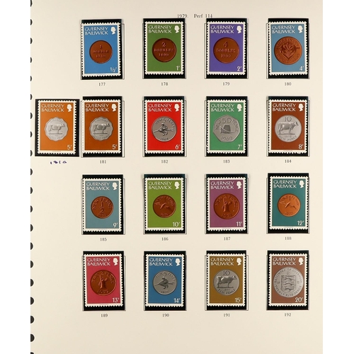 1711 - GUERNSEY 1969 - 2018 COLLECTION. Comprehensive and near complete in three binders. Includes stamp se... 