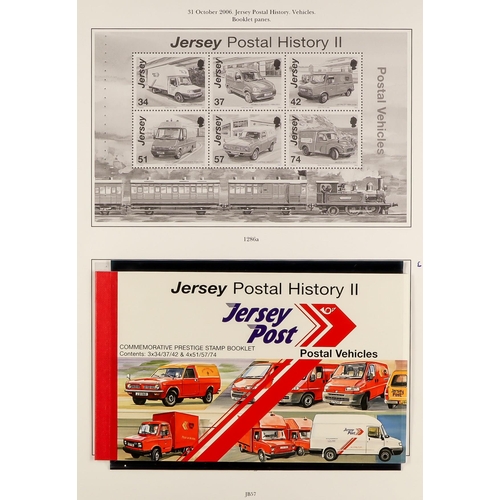 1719 - JERSEY 1941 - 2018 COLLECTION. Wonderful and near complete in four binders. Includes stamp set, mini... 