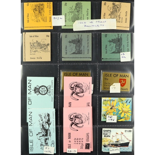 1723 - JERSEY, GUERNSEY & ISLE OF MAN BOOKLETS 1969-2012 collection in an album, includes Guernsey 2004 (£2... 